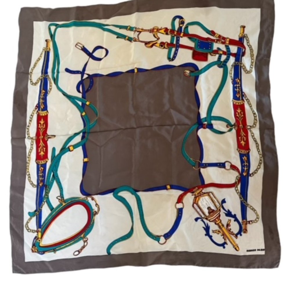 Vintage Rodier Paris Silk Scarf